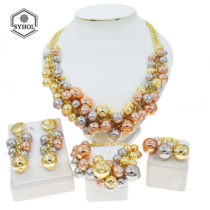 Brazilian Gold Plated Luxury Set