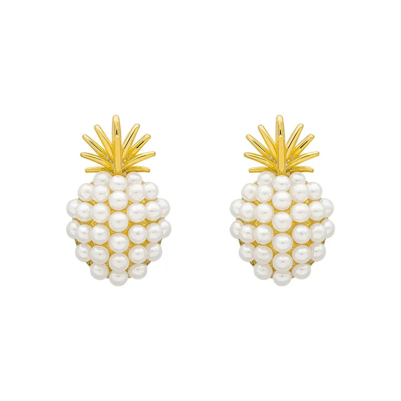 Pineapple Pearl Earrings