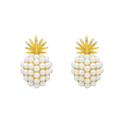 Pineapple Pearl Earrings