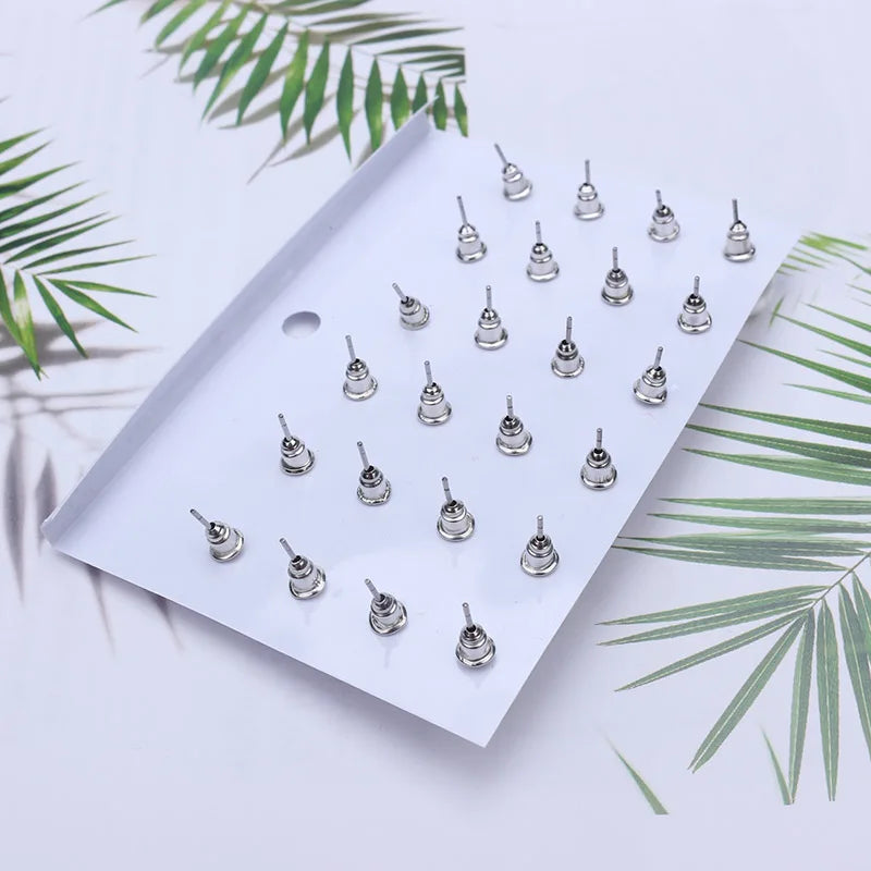 Women Earrings 12 Pair/Pearl Set