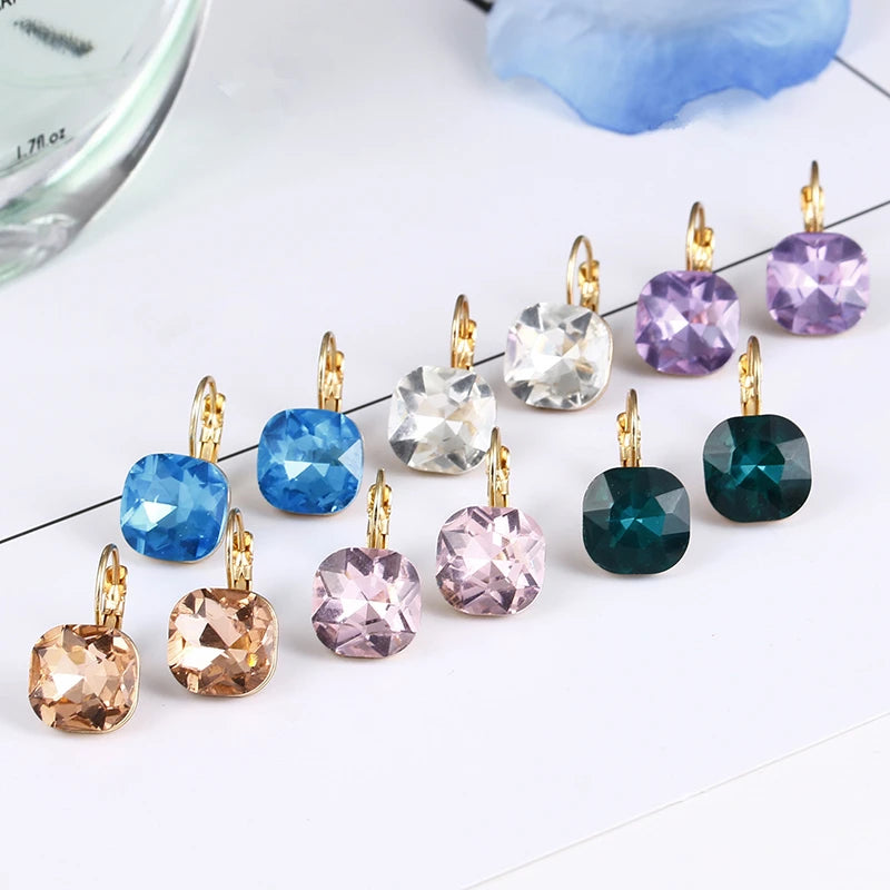 Crystal Dangle Earrings