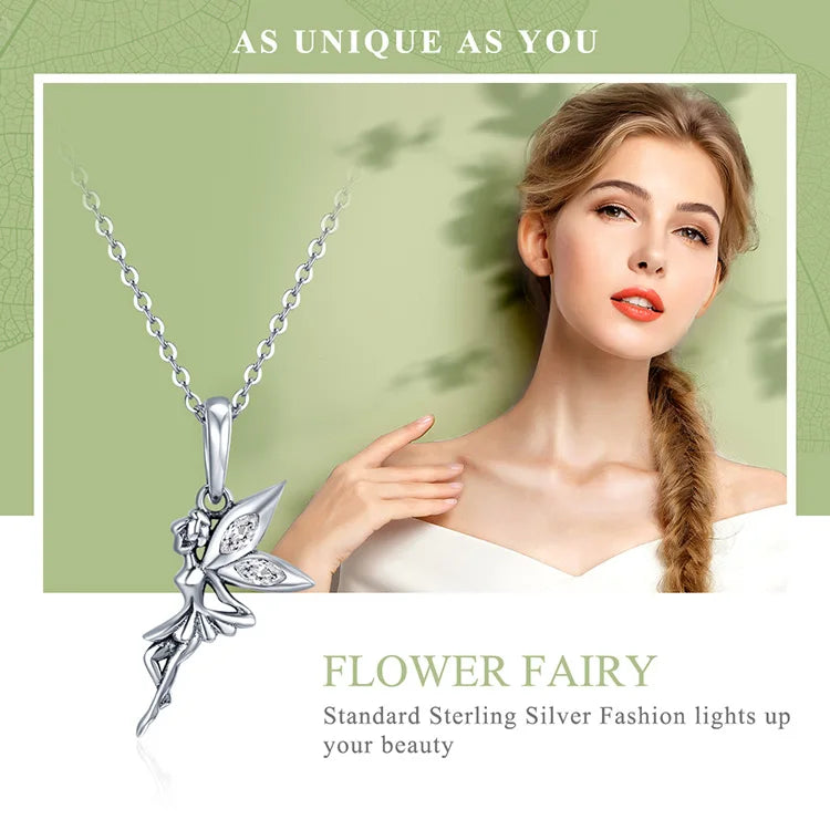 Fairy Pendant Long Chain