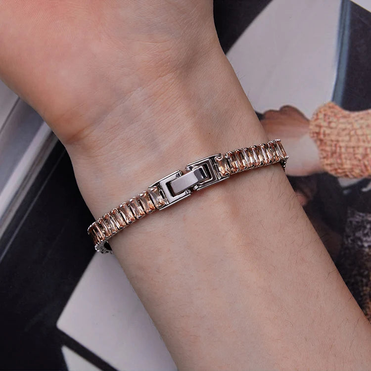 Authentic Shining Square Bracelet