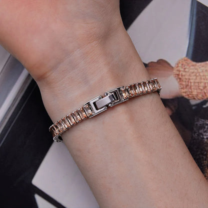 Authentic Shining Square Bracelet