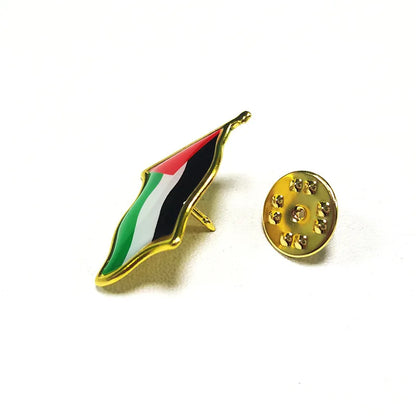 Palestine Pin Flag Brooch