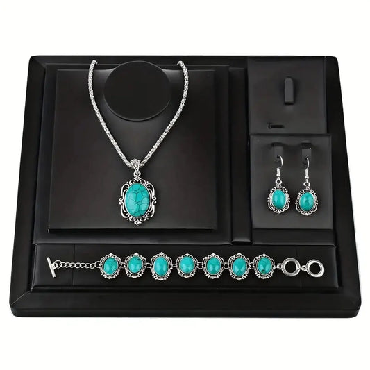 3pcs Turquoise Set