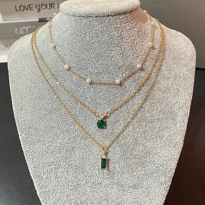 Emerald Green necklace