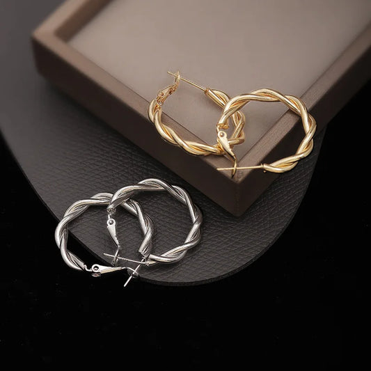 Circle Drop Earrings