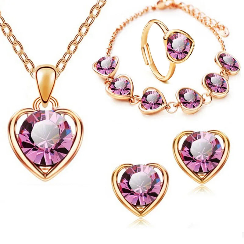 Crystal Heart Set