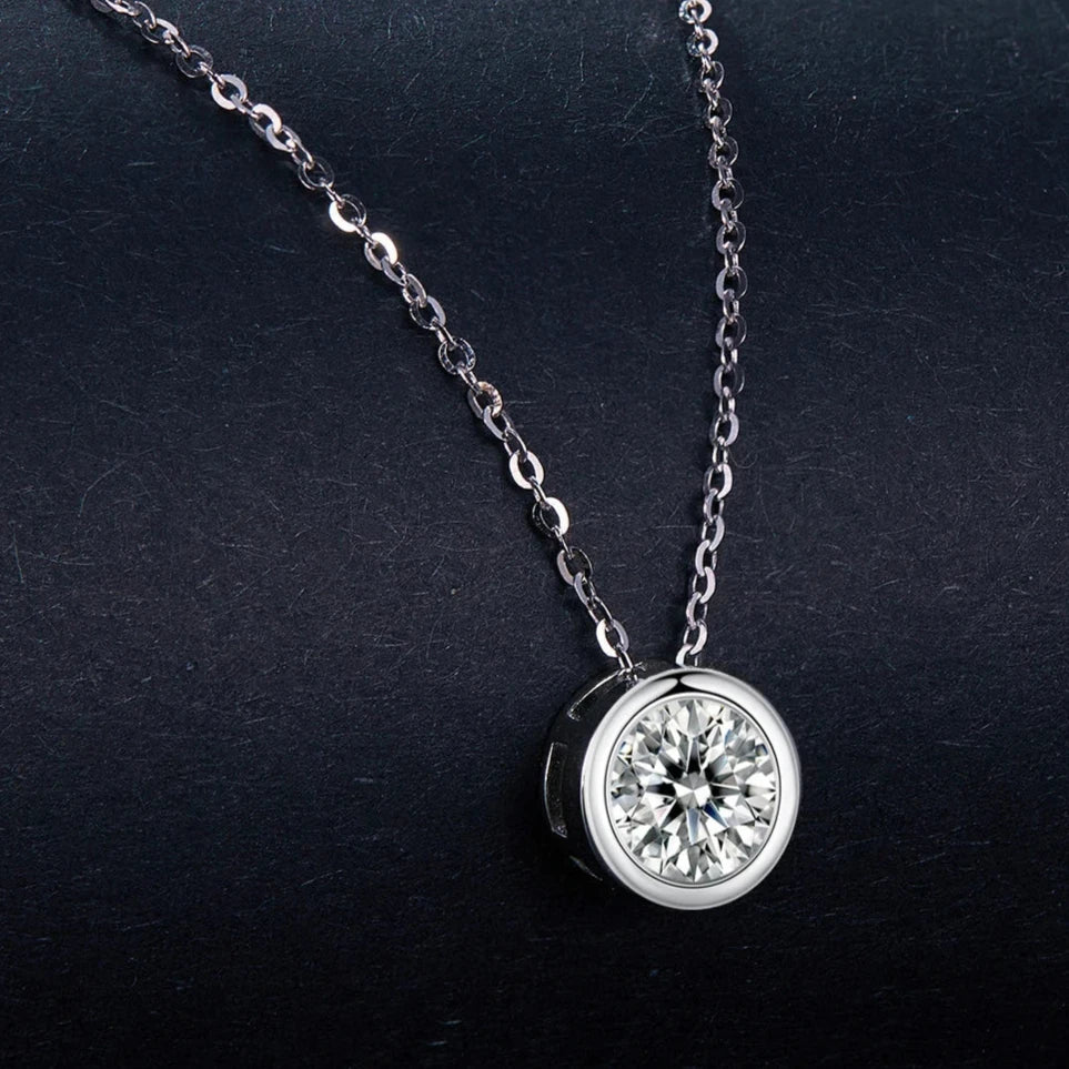 Moissanite Necklace Diamond