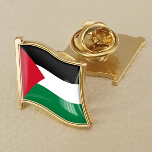 Palestine Pin Flag Brooch