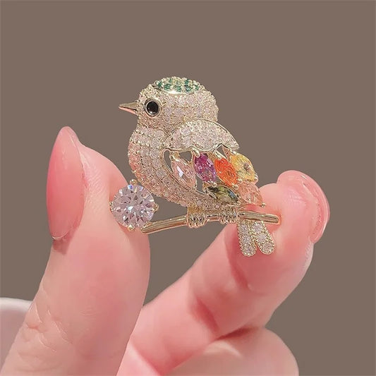 Lovely Birds Butterfly Bee Brooch