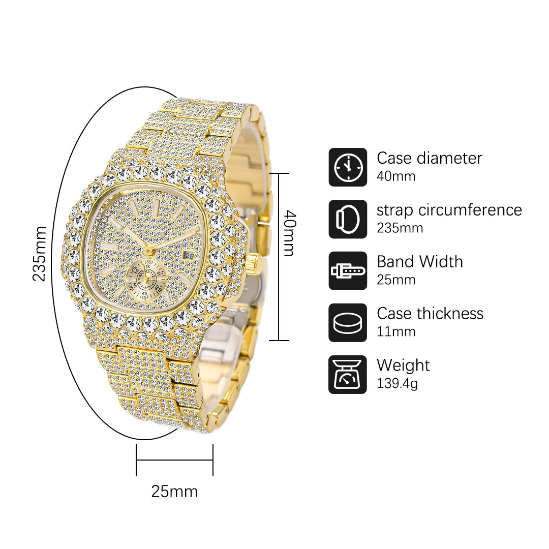 Gold Watch Diamond