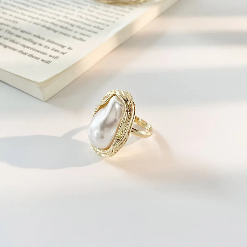 Starfish Pearl Ring