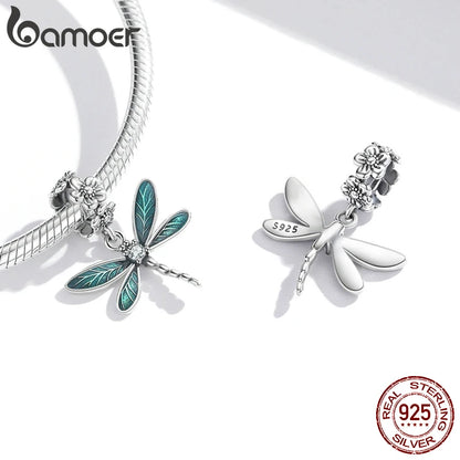 Silver Gorgeous Dragonfly Pendant