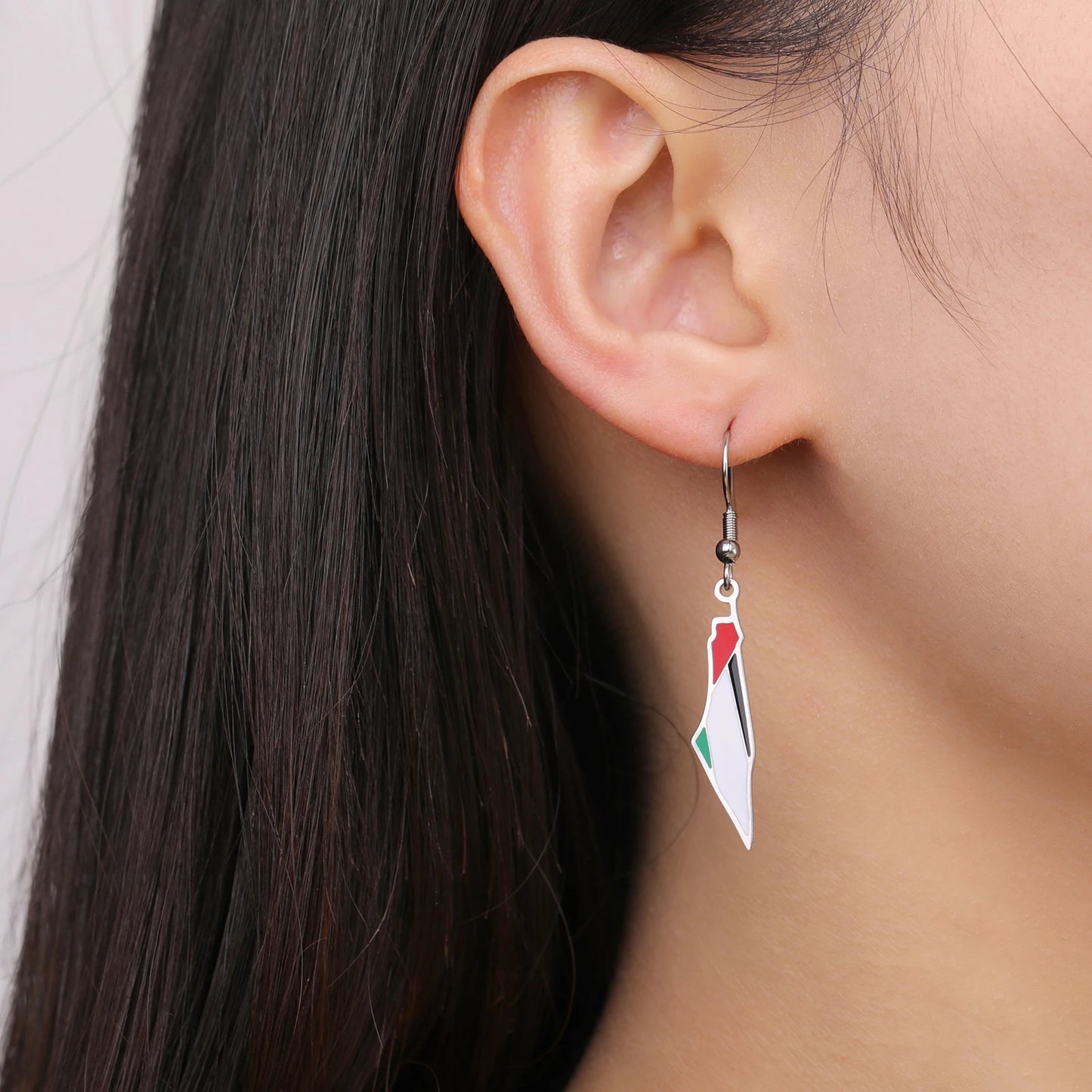 Palestine Map Earrings