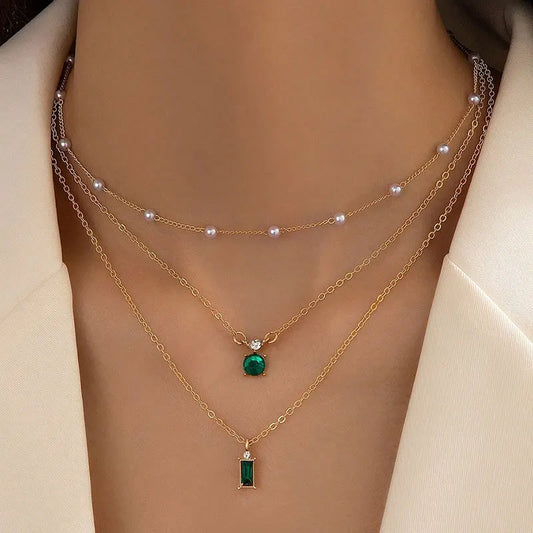 Emerald Green necklace