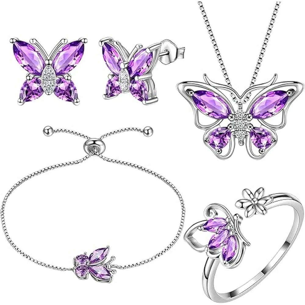 5pcs Butterfly Jewelry