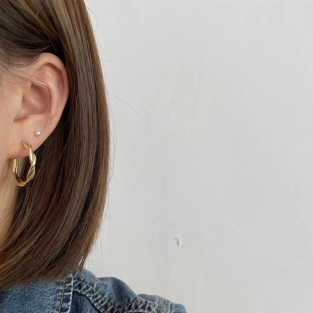 Circle Drop Earrings