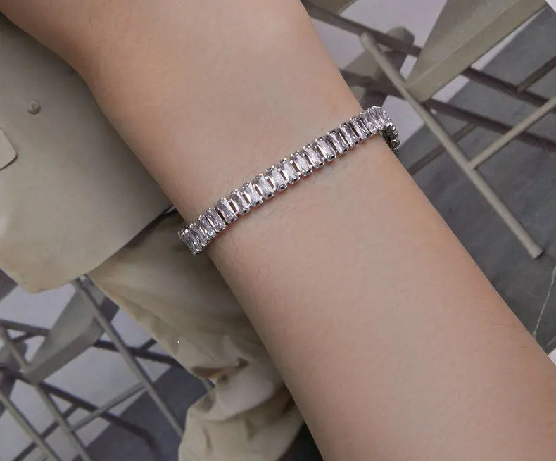 Authentic Shining Square Bracelet