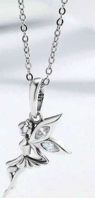 Fairy Pendant Long Chain