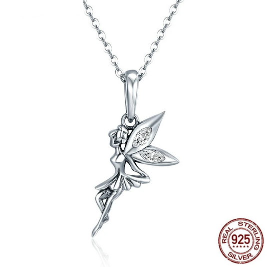 Fairy Pendant Long Chain